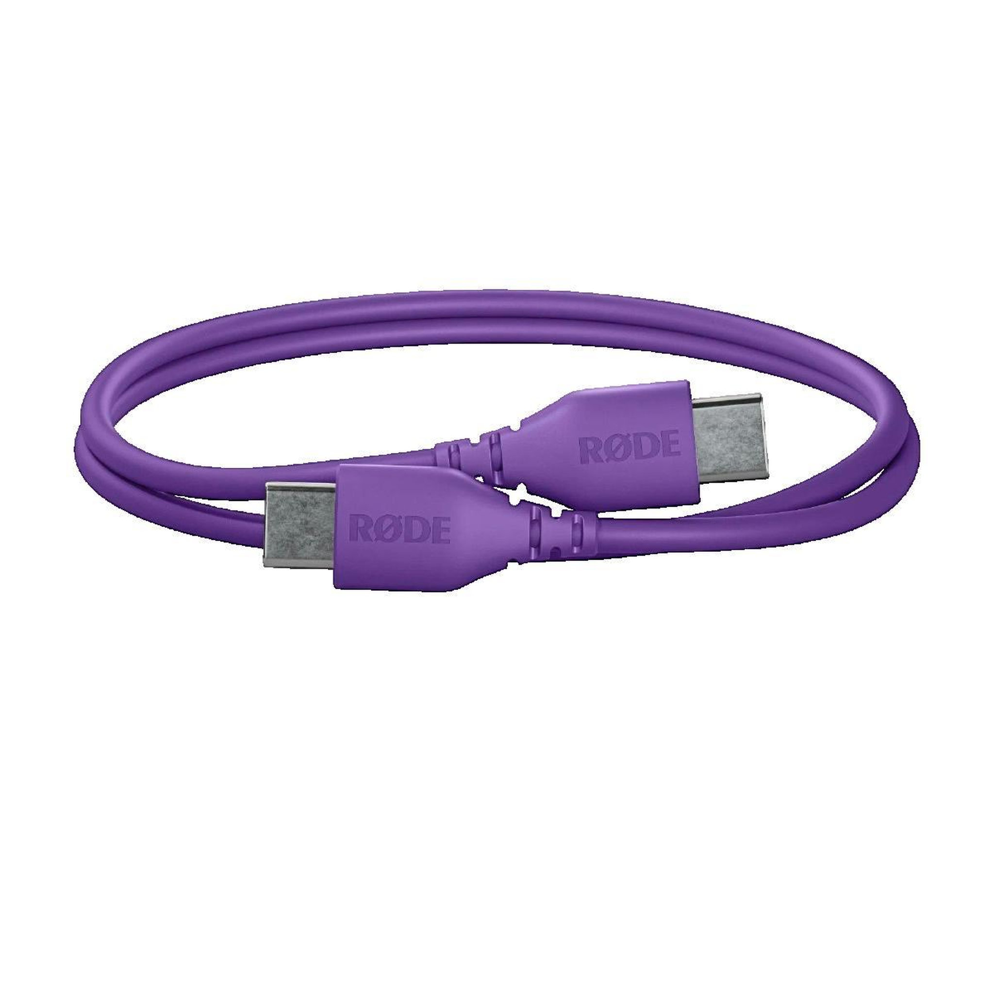 Voir la diapositive 2 : RODE Câble USB-C RØDE SC22 Violet 30 cm