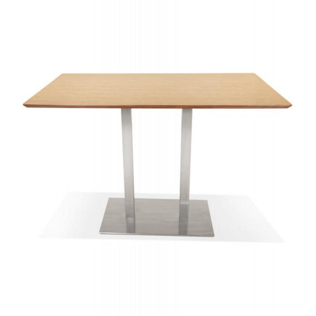 Paris Prix Table Haute Mange-Debout  Pansy  180cm Naturel & Argent