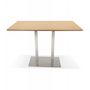 Voir la diapositive 5 : Paris Prix Table Haute Mange-Debout  Pansy  180cm Naturel & Argent