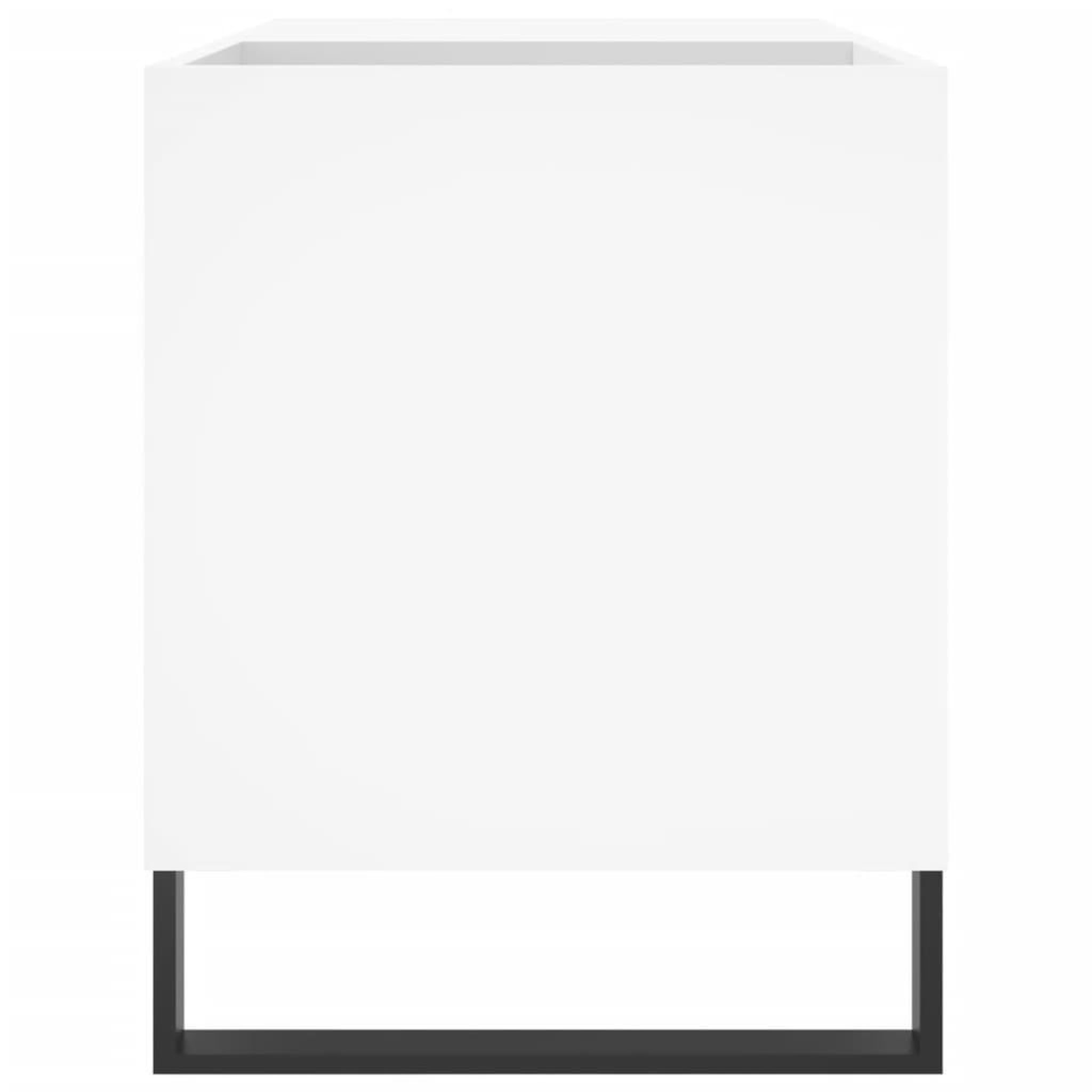 Voir la diapositive 5 : VIDAXL Armoire a disques blanc 85x38x48 cm bois d'ingenierie