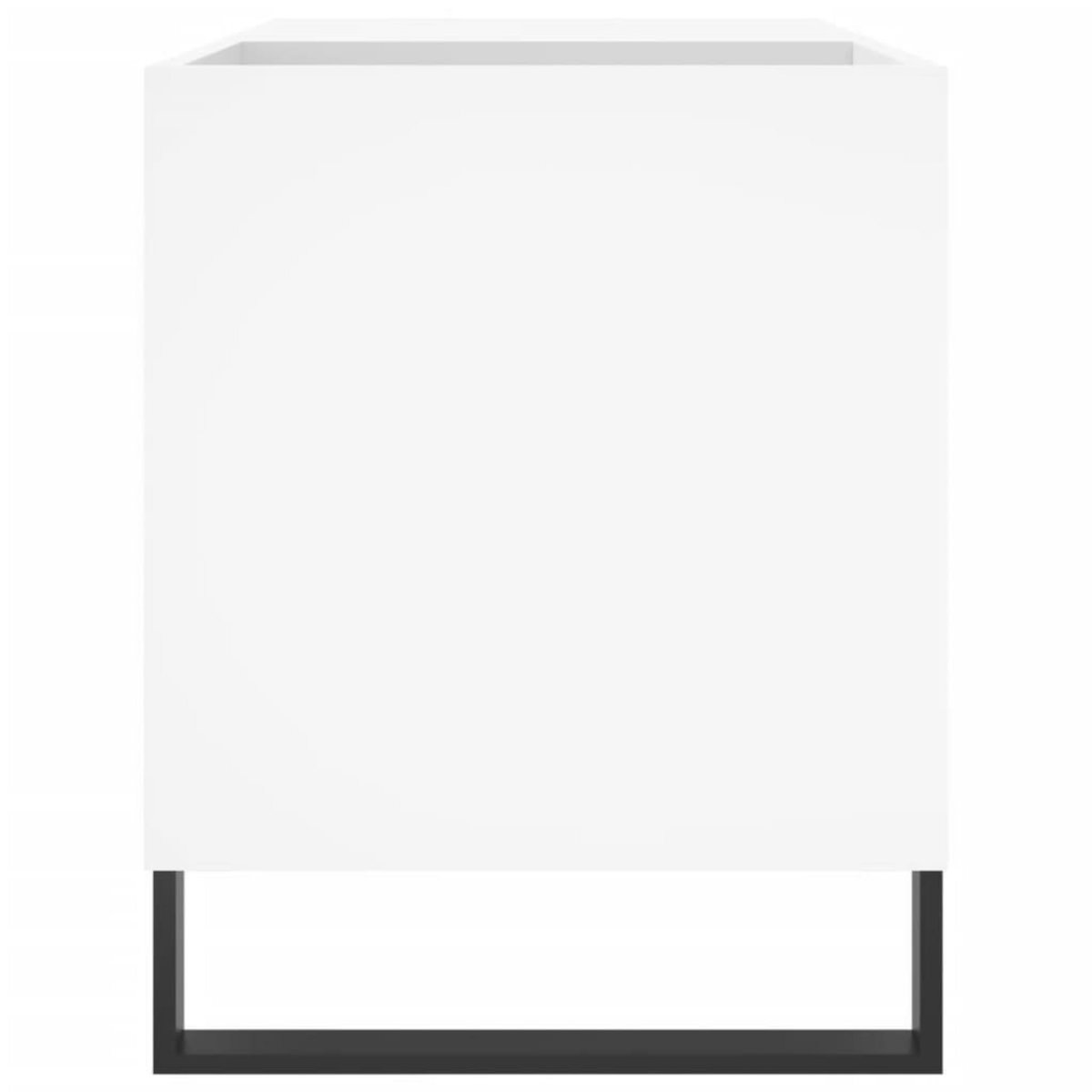 VIDAXL Armoire a disques blanc 85x38x48 cm bois d'ingenierie