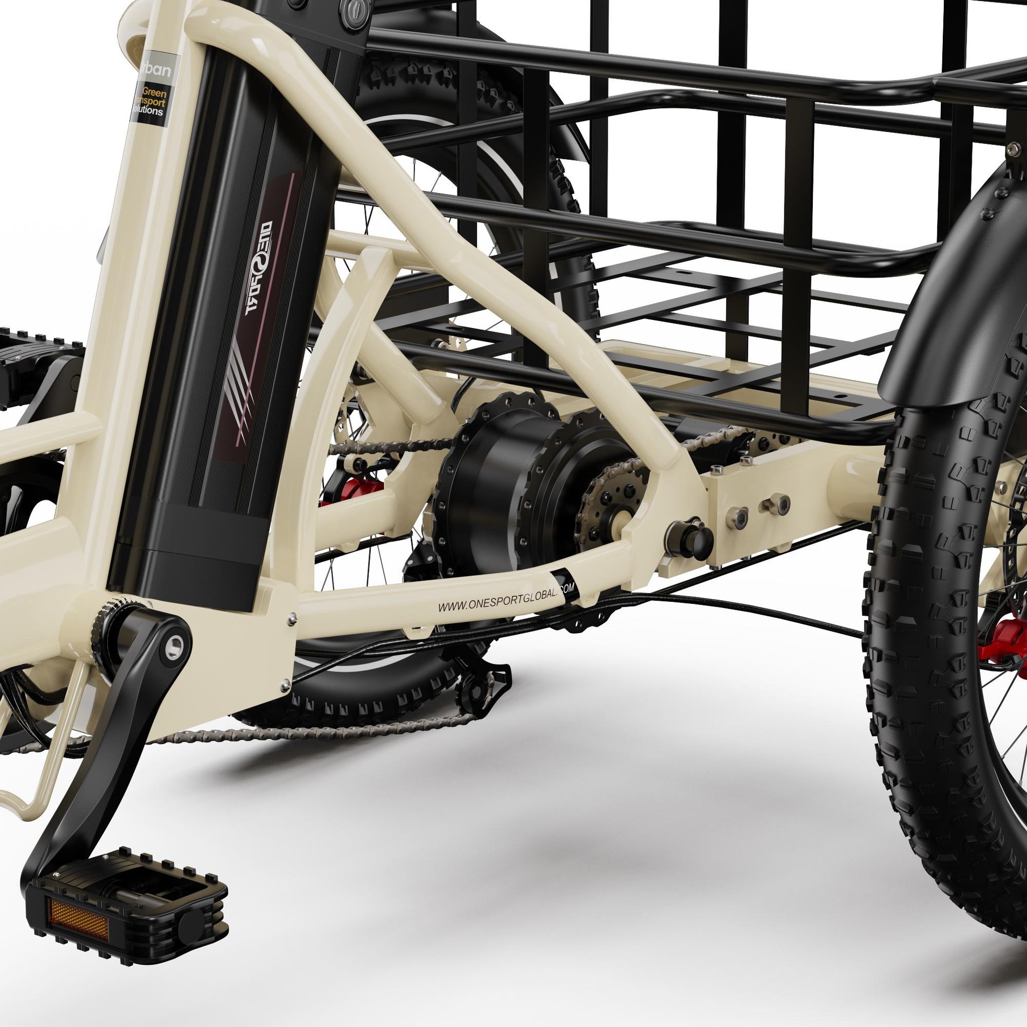 Voir la diapositive 5 : ONESPORT Tricycle cargo électrique ONESPORT OT30 Pro