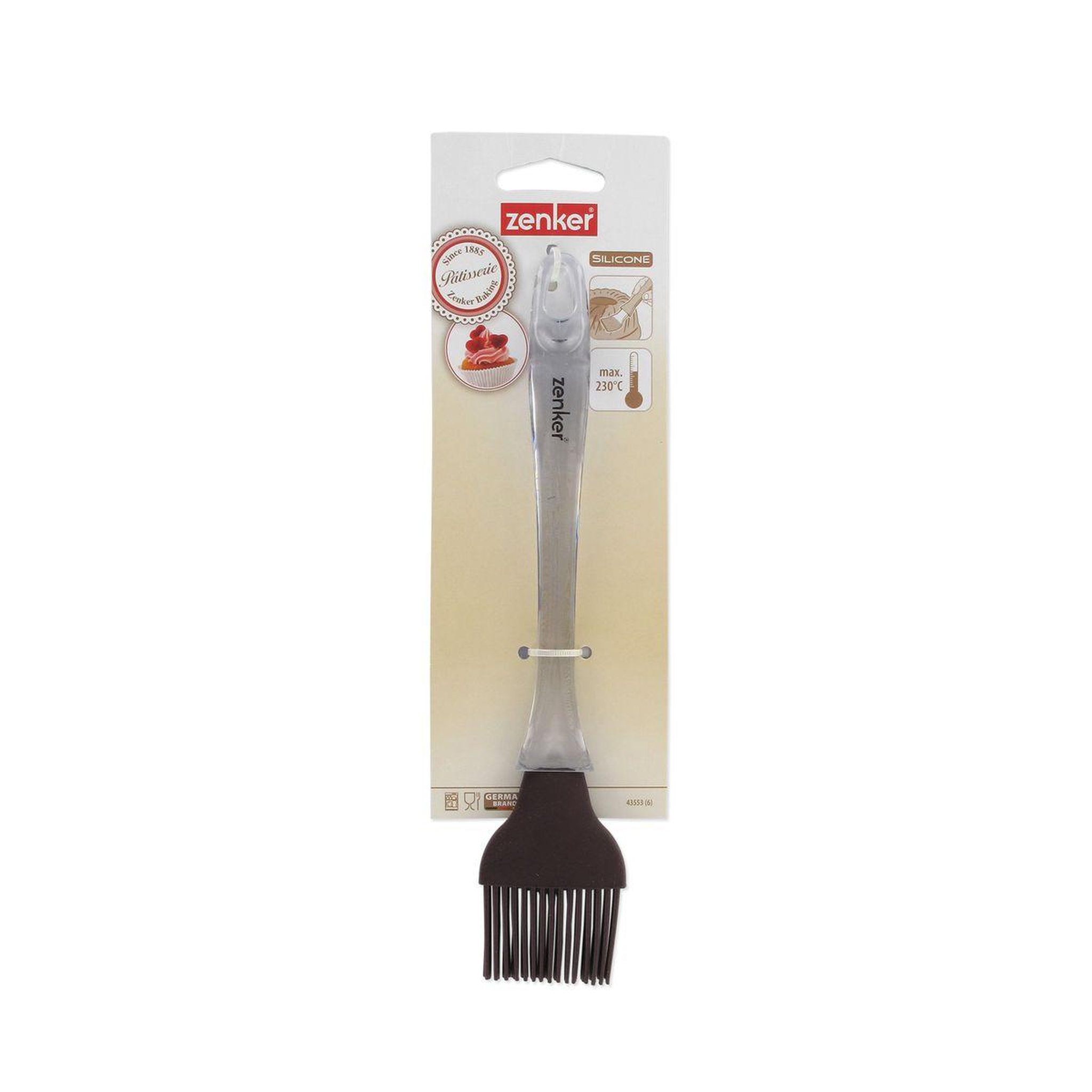 Voir la diapositive 6 : ZENKER Ensemble de 2 pinceaux de cuisine et de pâtisserie 24 cm en poils silicone zenker smart pastry