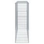 Voir la diapositive 4 : VIDAXL Panier gabion avec couvercle 200x50x150 cm fer galvanise