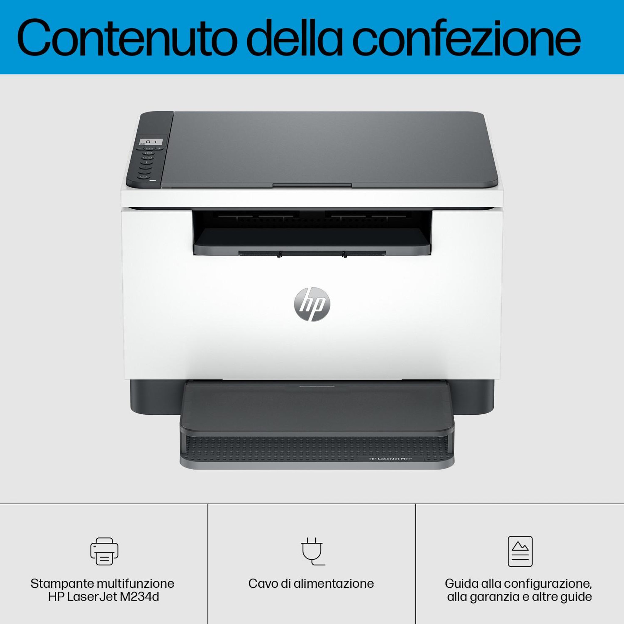 Voir la diapositive 3 : HP Imprimante multifonction hp laserjet m234d gris