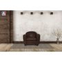 Voir la diapositive 4 : Fauteuil club RONAN, tissu vintage