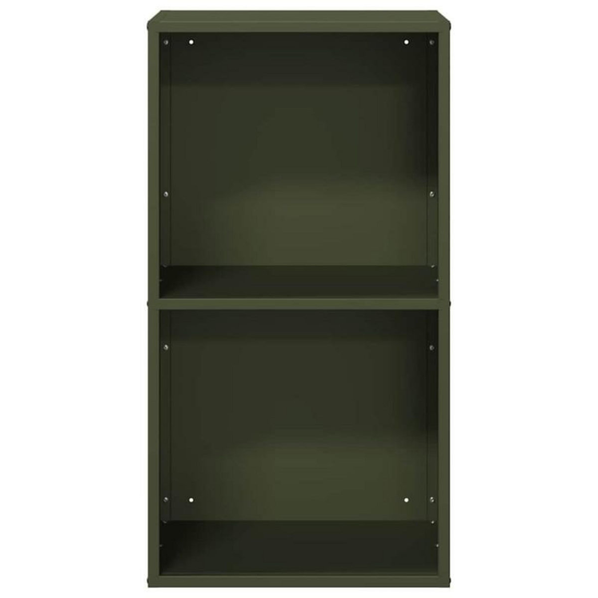 VIDAXL Portant de bois chauffage vert olive 40x30x75 cm