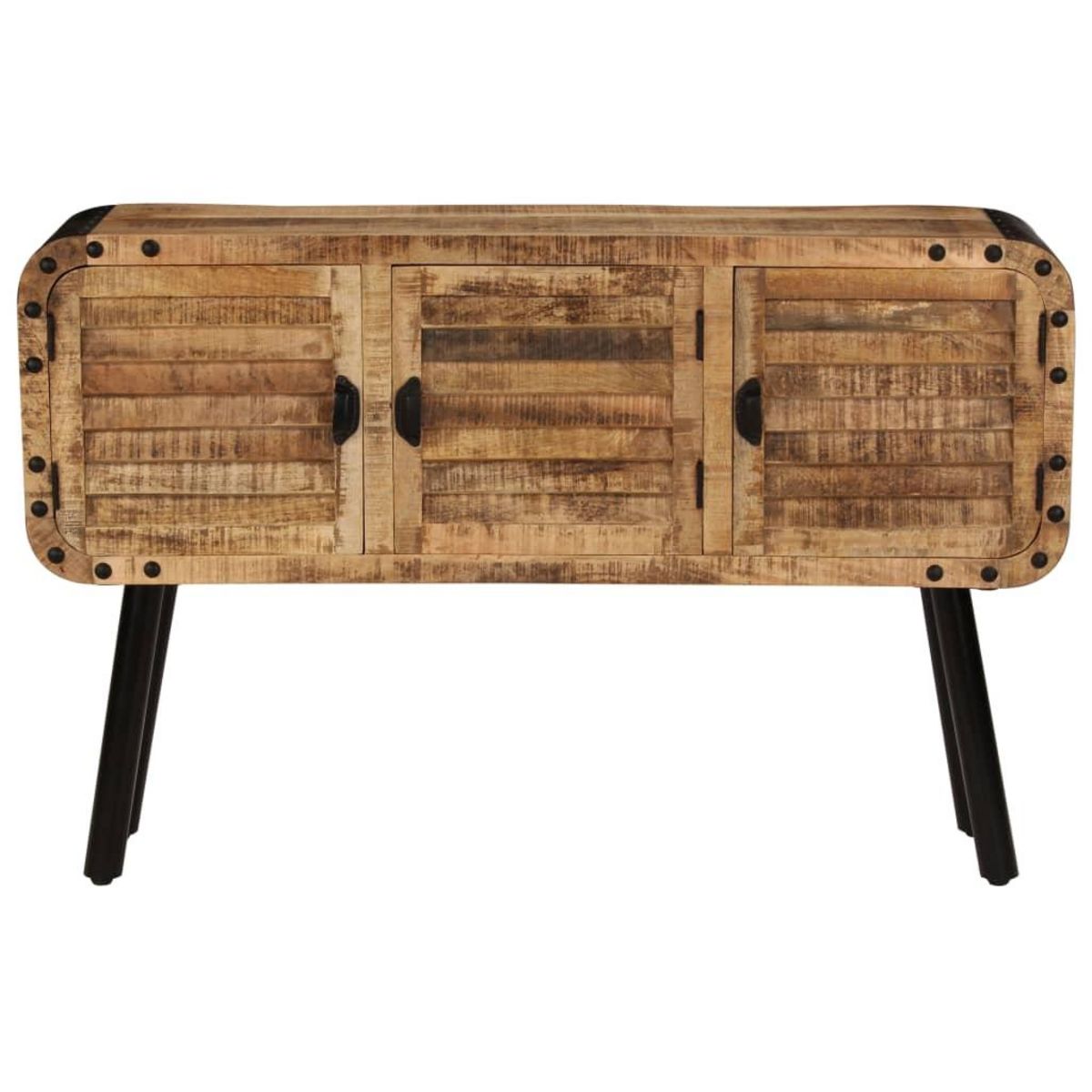 VIDAXL Buffet Bois de manguier massif 120x30x76 cm
