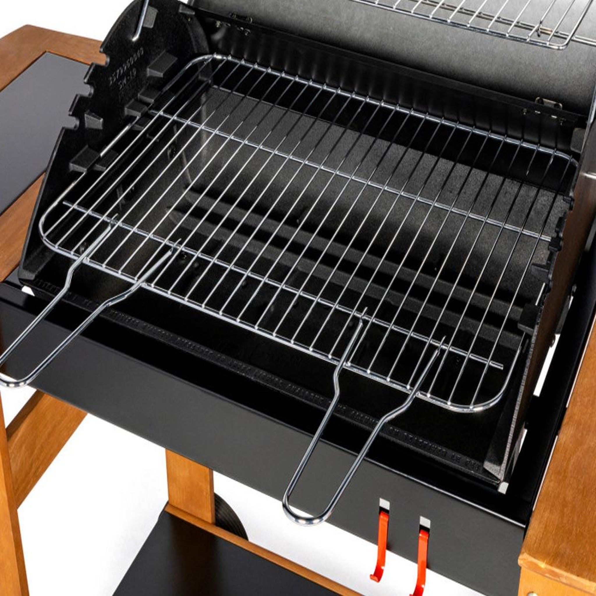 Voir la diapositive 3 : SOMAGIC Barbecue à charbon Indiana sur chariot - Somagic