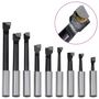 Voir la diapositive 2 : VIDAXL Jeu d'outils d'alesage 15 pcs 50 mm Tete d'alesage MT2-F1-12