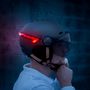 Voir la diapositive 4 : CASR Casque Led Glow gris taille M transparent