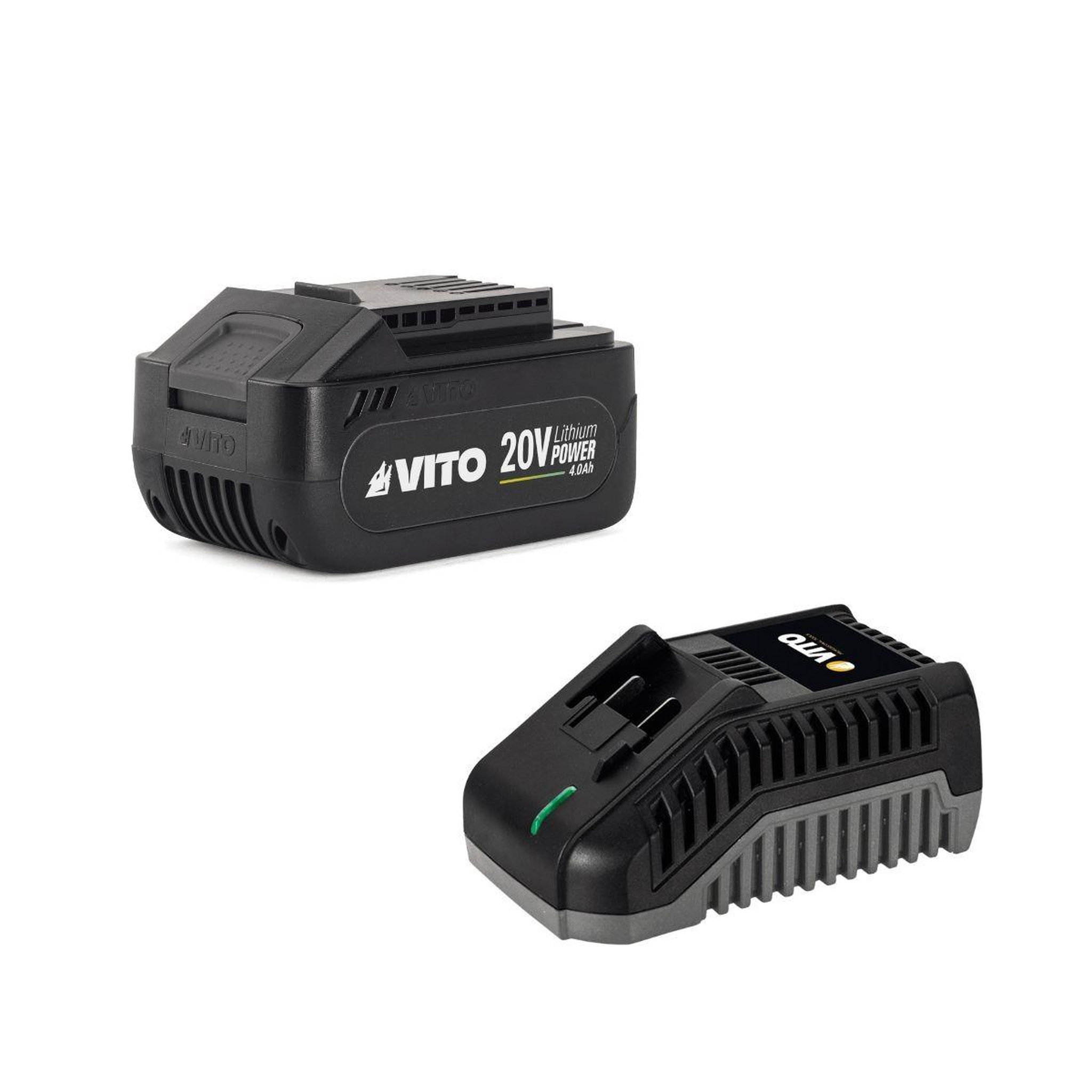 Voir la diapositive 3 : VITO Garden Coupe Bordure sans fil 20V + Batterie lithium 4AH + Chargeur + Jeu de 20 lames coupantes VITO