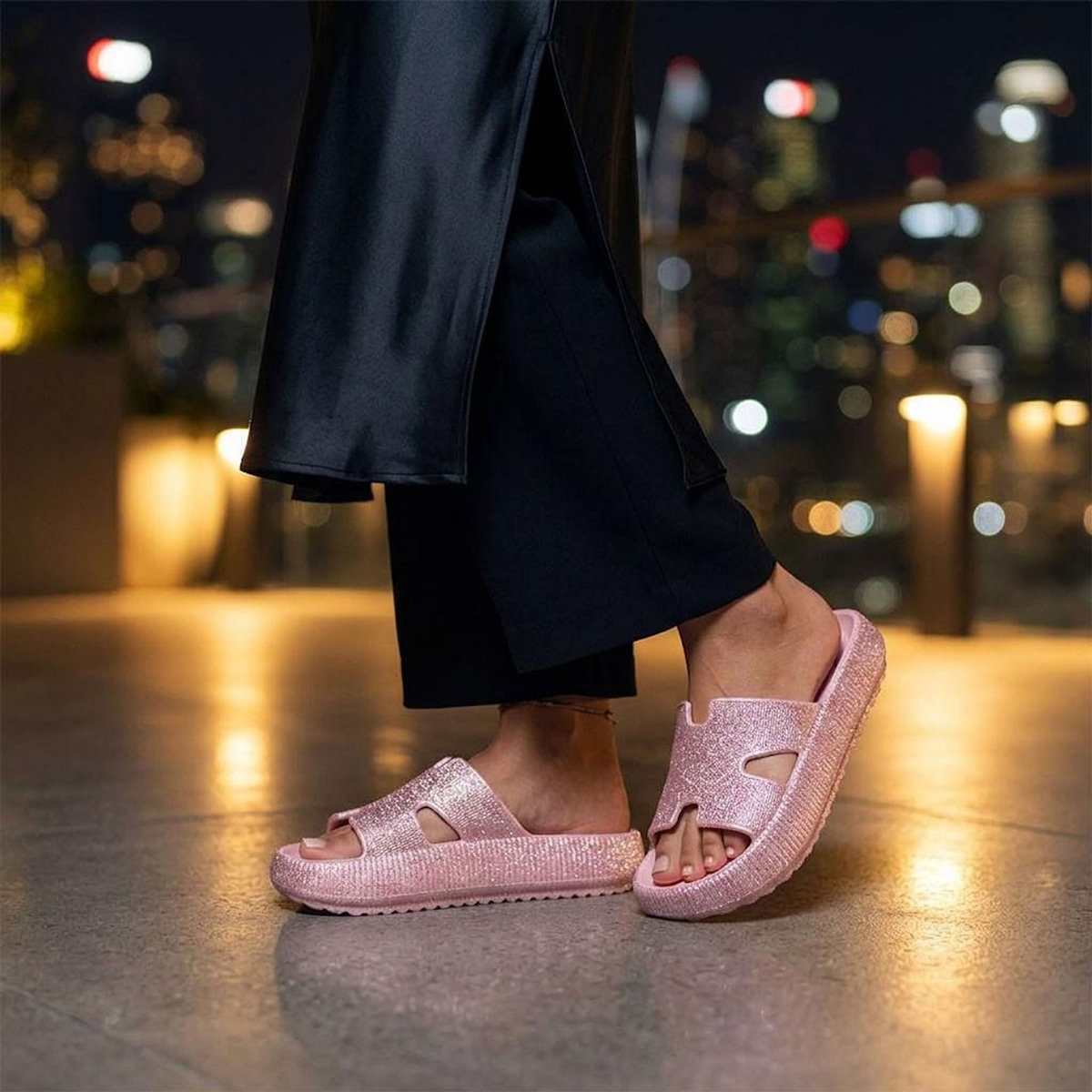 OZABI OZABI Claquette Glitter H-Strap EVA 6 Coloris