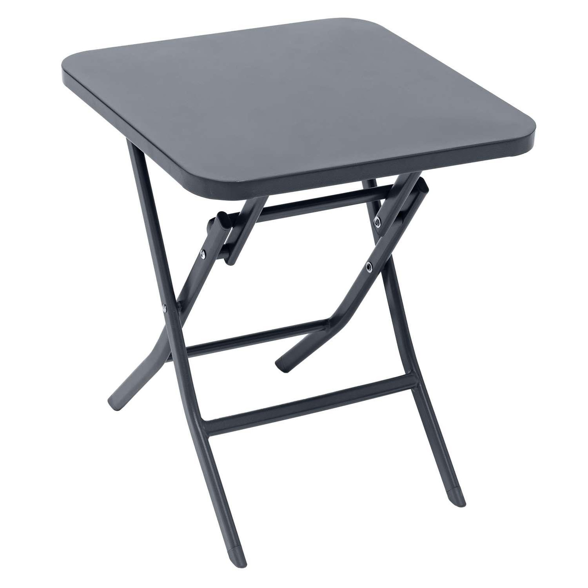 HESPERIDE Table d'appoint de jardin carrée greensboro - gris graphite