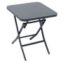 Voir la diapositive 1 : HESPERIDE Table d'appoint de jardin carrée Greensboro - Gris Graphite