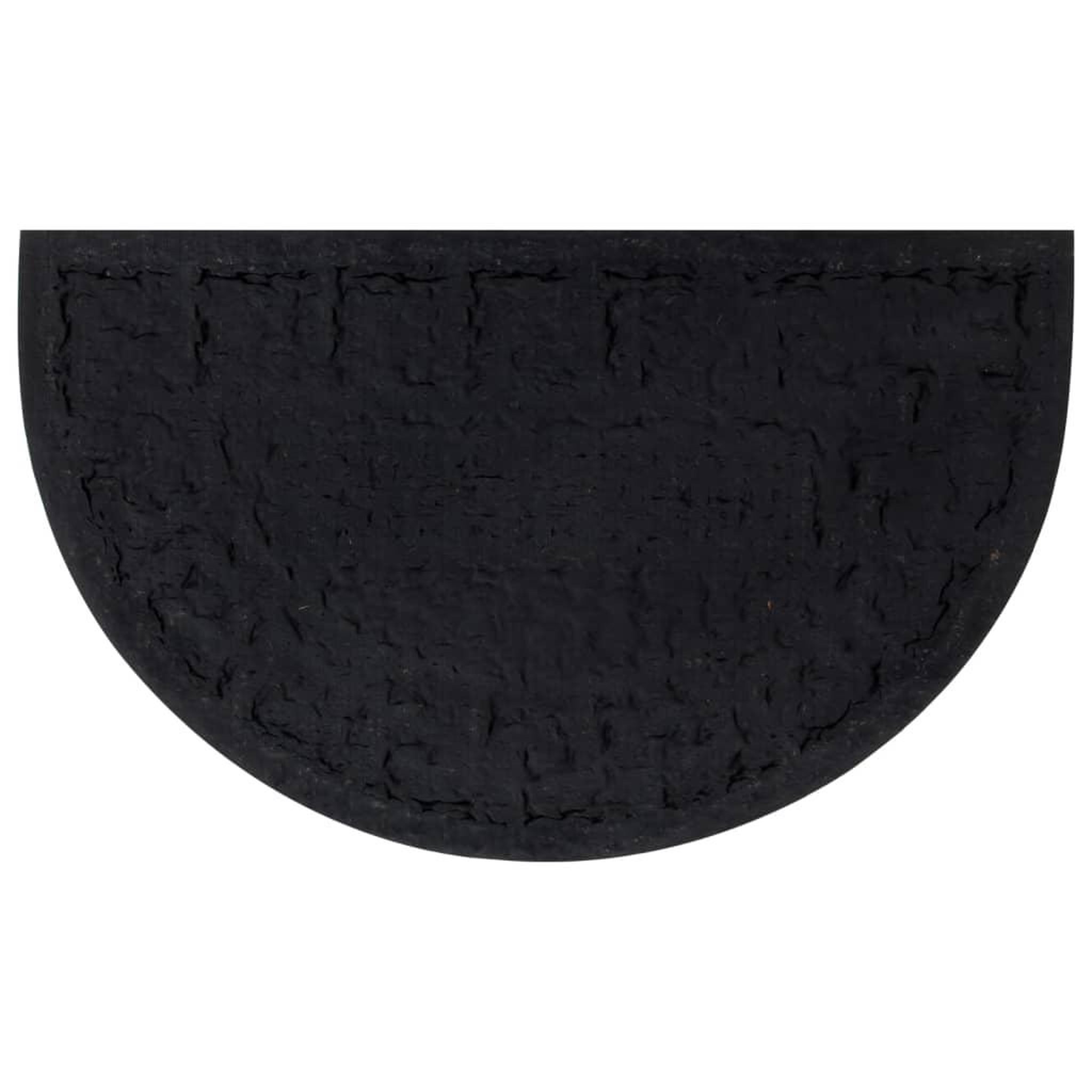Voir la diapositive 3 : VIDAXL Tapis de porte demi-rond 45x75 cm caoutchouc et fibre de coco