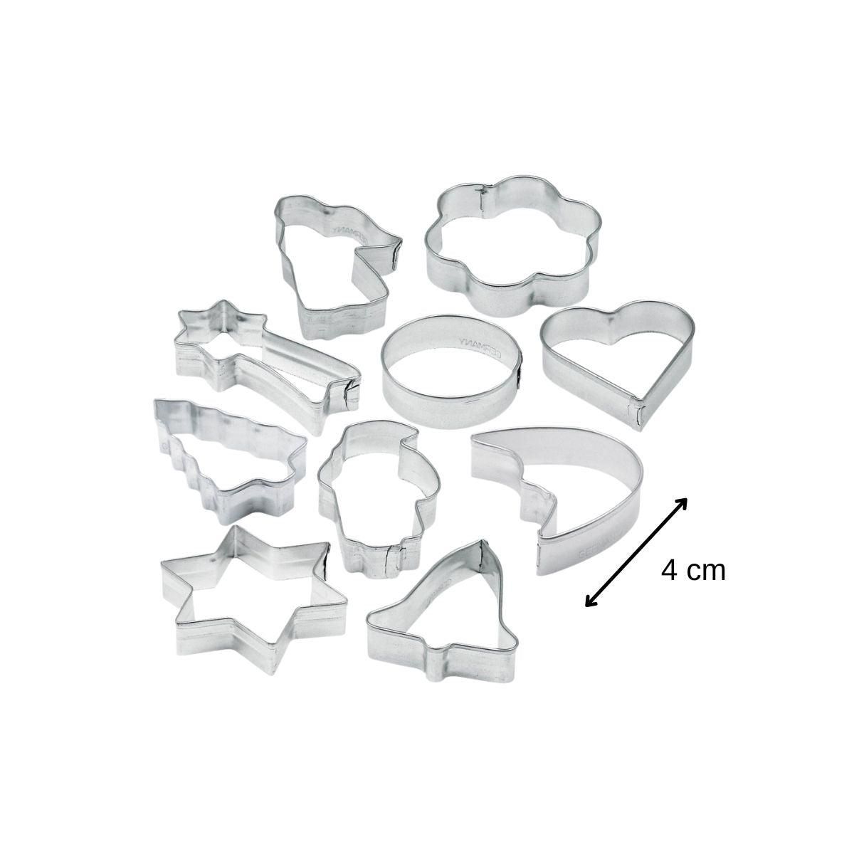 ZENKER Lot de 10 emporte-pièces de Noël sur cintre Zenker Emporte-pièces