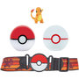 Voir la diapositive 1 : BANDAI Ceinture Poké Ball, Premier Ball et figurine Salamèche Pokémon