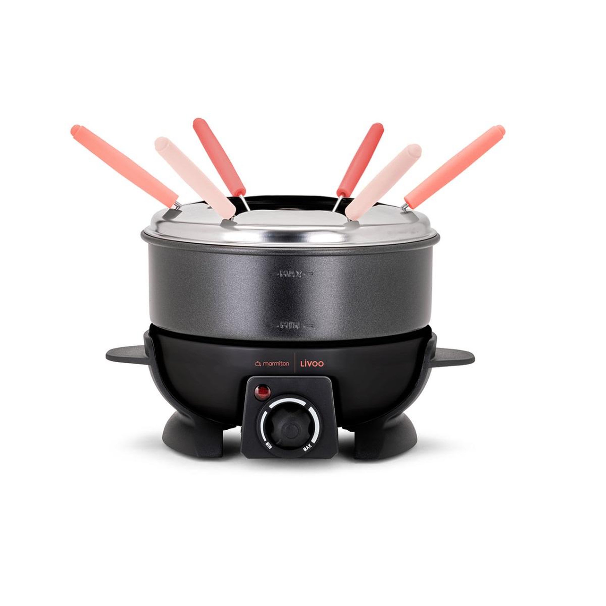 Voir la diapositive 2 : LIVOO Fondue électrique 650w 6 fourchettes - doc308