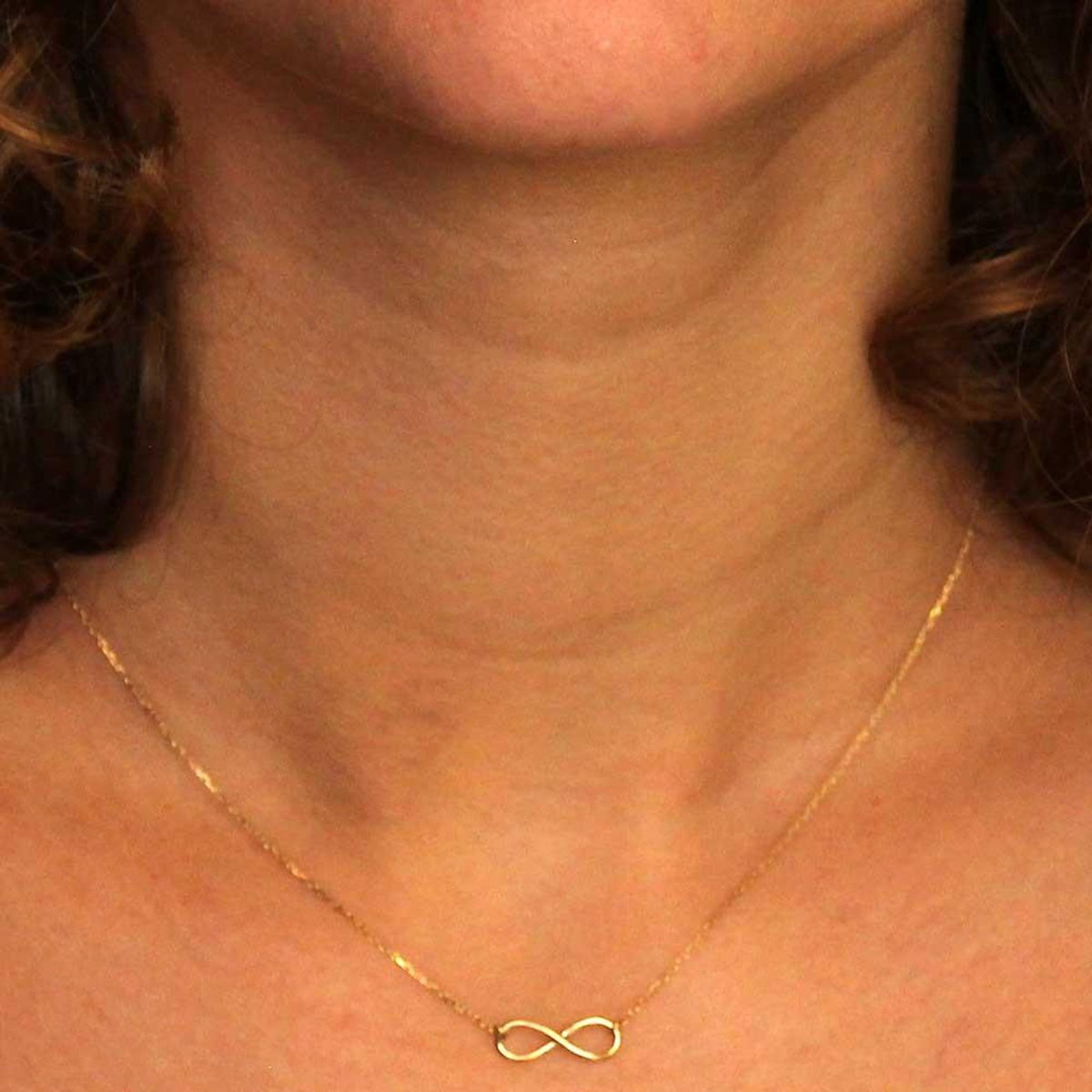 L'ATELIER D'AZUR Collier Or Jaune - Motif Infini - Femme