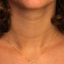 Voir la diapositive 2 : L'ATELIER D'AZUR Collier Or Jaune - Motif Infini - Femme