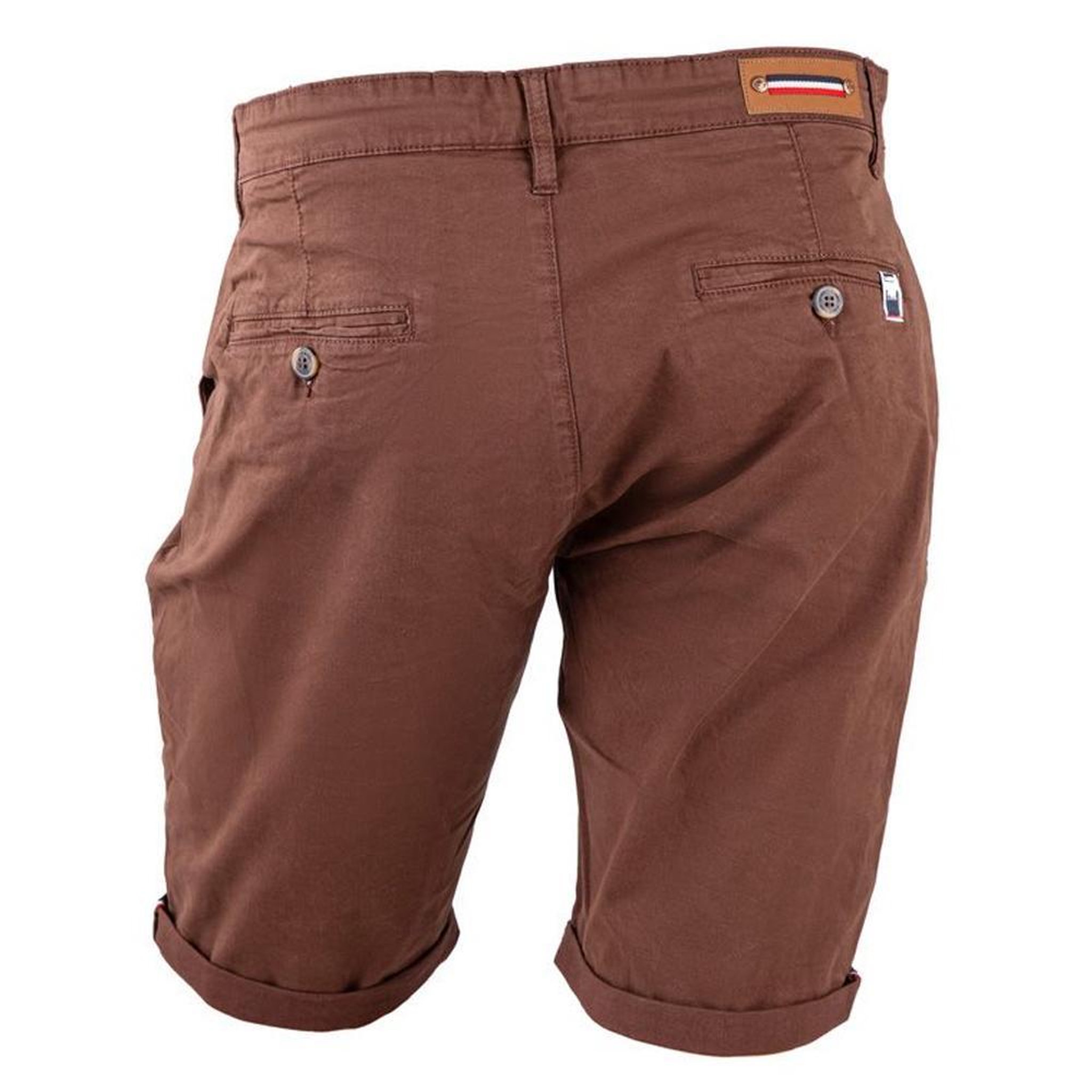 Voir la diapositive 2 : LA MAISON BLAGGIO Short Chino Marron Homme La Maison Blaggio Venili