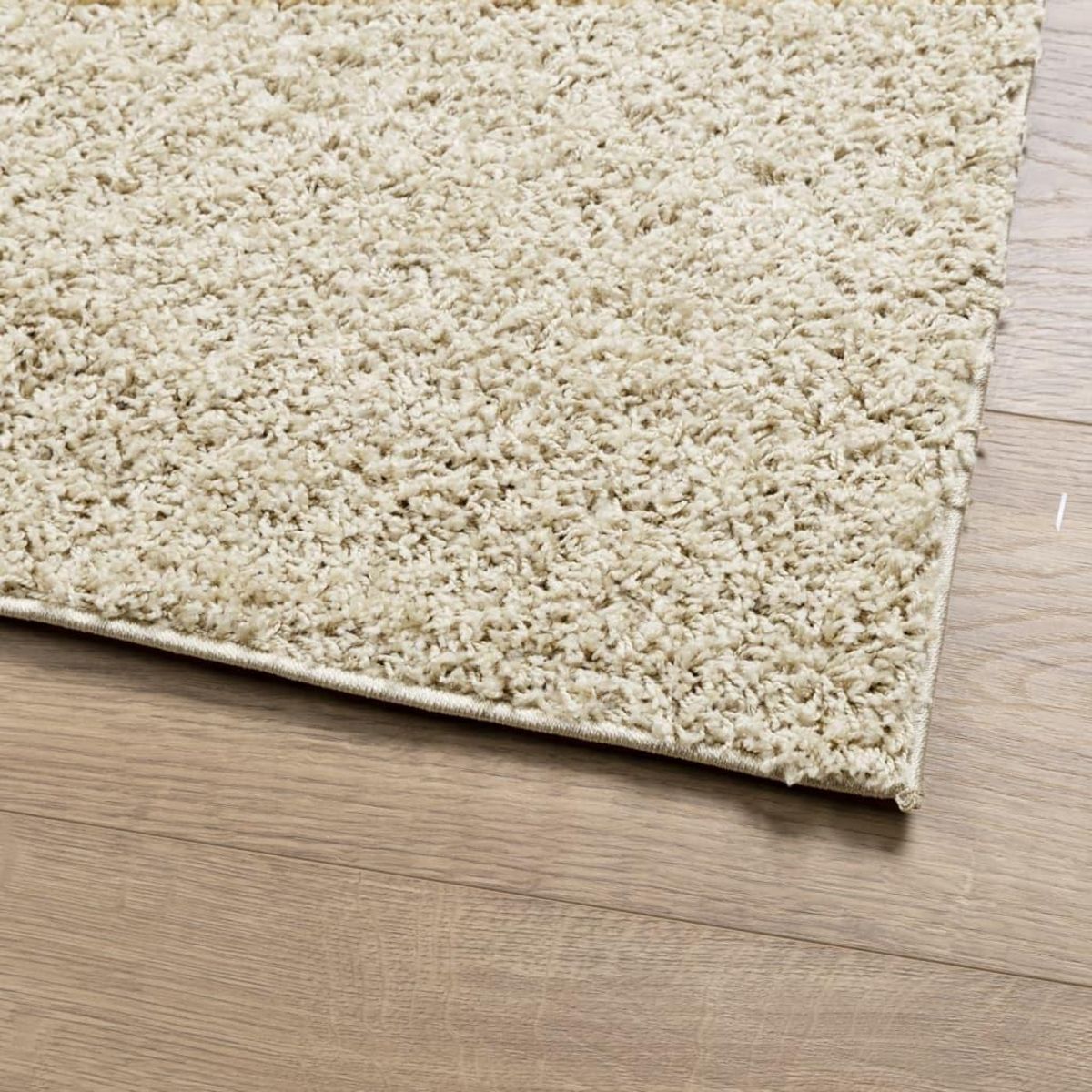 VIDAXL Tapis shaggy PAMPLONA poils longs moderne dore 80x250 cm