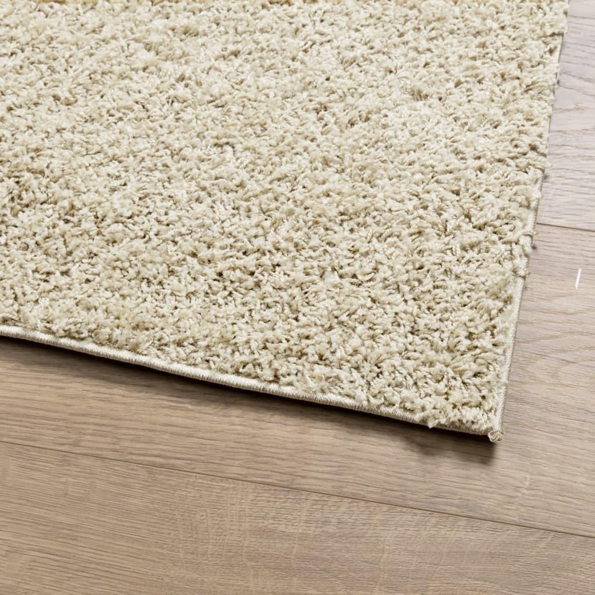 VIDAXL Tapis shaggy PAMPLONA poils longs moderne dore 80x250 cm