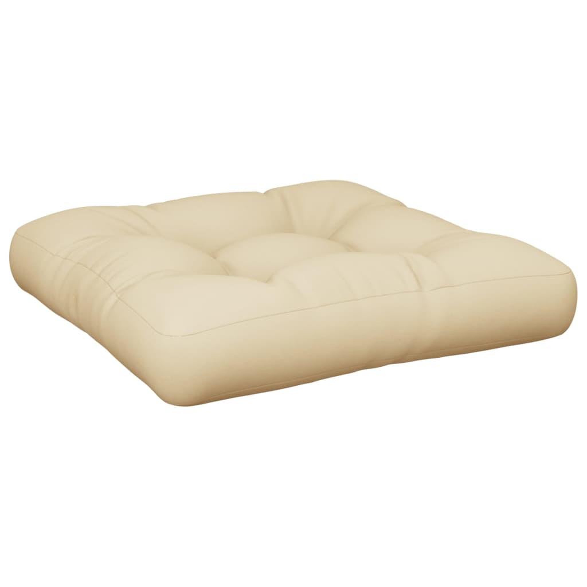 Voir la diapositive 2 : VIDAXL Coussin de palette beige 60x60x12 cm tissu