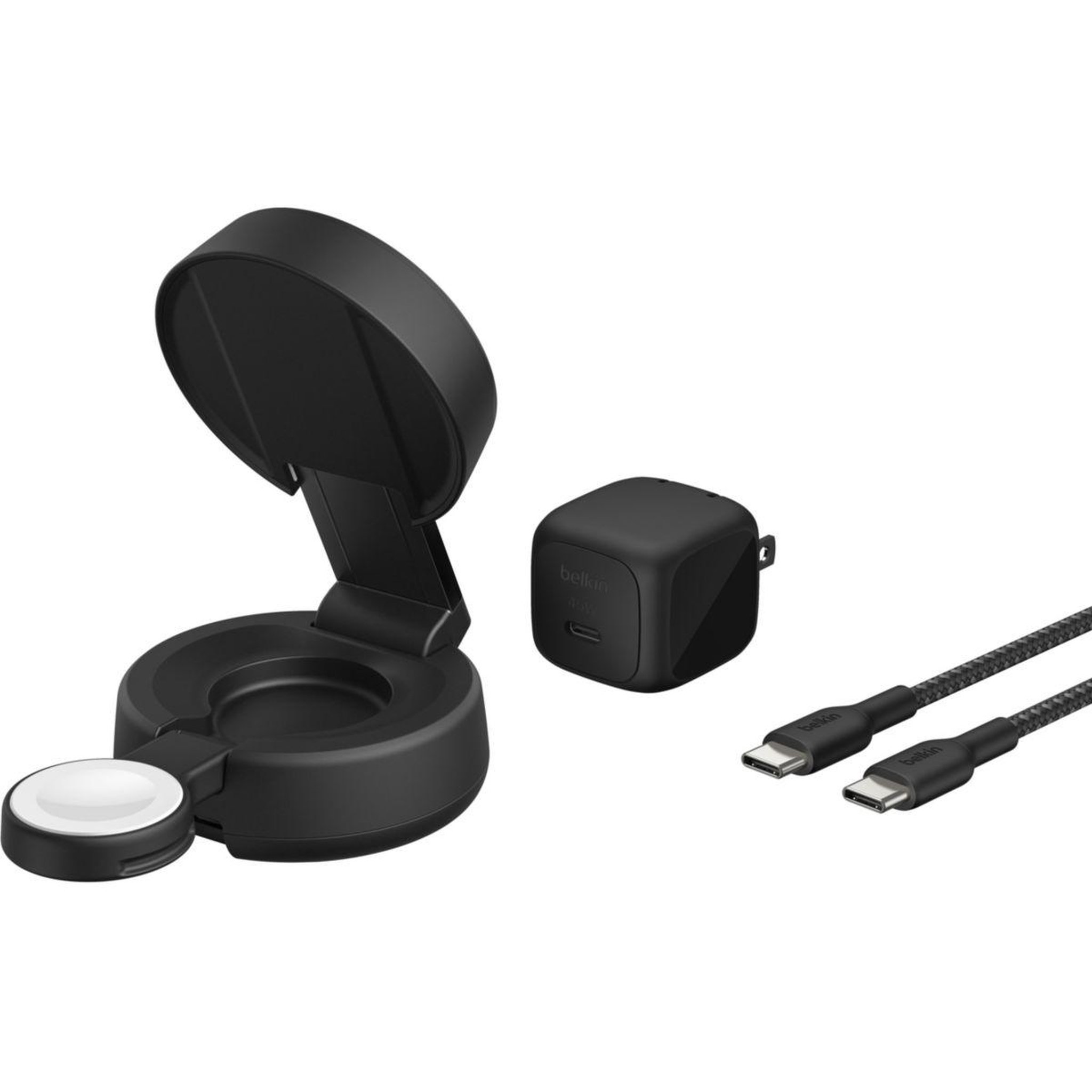 Voir la diapositive 2 : Belkin Chargeur Station 2 en 1 25W Noir