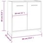 Voir la diapositive 6 : VIDAXL Armoire de bain Chene marron 60x33x60 cm Bois d'ingenierie