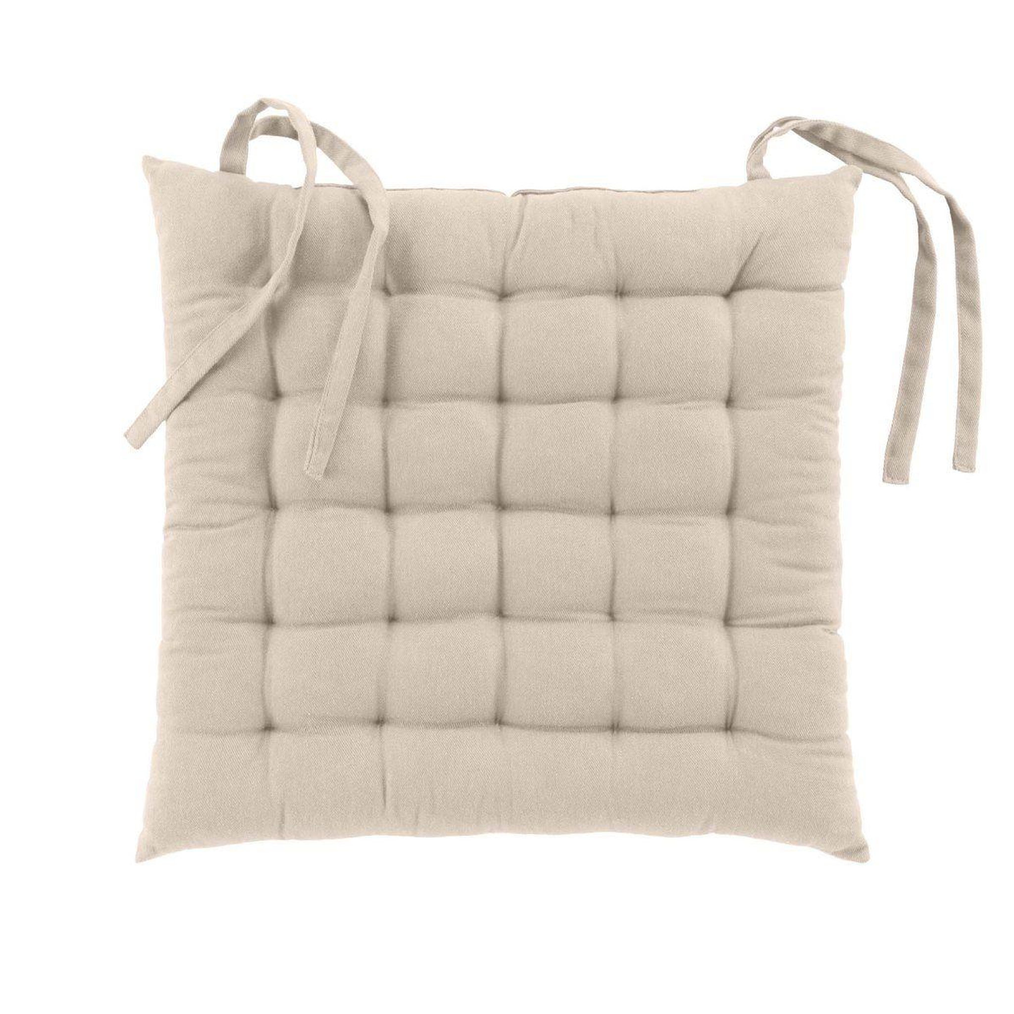Douceur d'Intérieur Coussin de chaise  twily  38x38cm lin