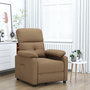 Voir la diapositive 1 : VIDAXL Fauteuil inclinable Marron Tissu