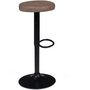 Voir la diapositive 2 : Lot de 2 tabourets de bar style industriel vintage pieds métal MINNESOTA