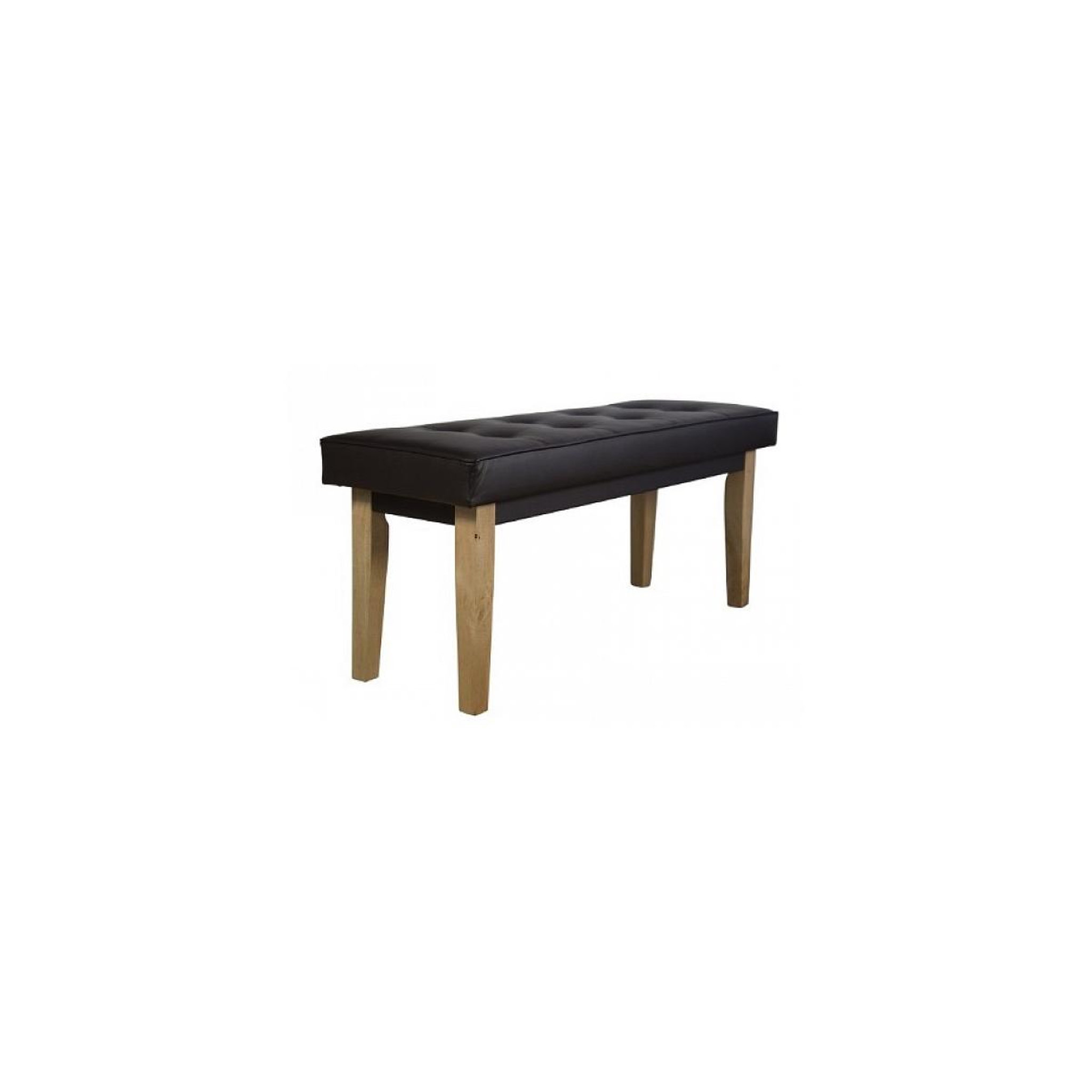 HomeStyle4U Banquette latérale en simili cuir marron PVC de 120 cm pour enfants - Confort et style