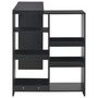 Voir la diapositive 4 : VIDAXL Table de bar avec tablette amovible Noir 138x39x110 cm