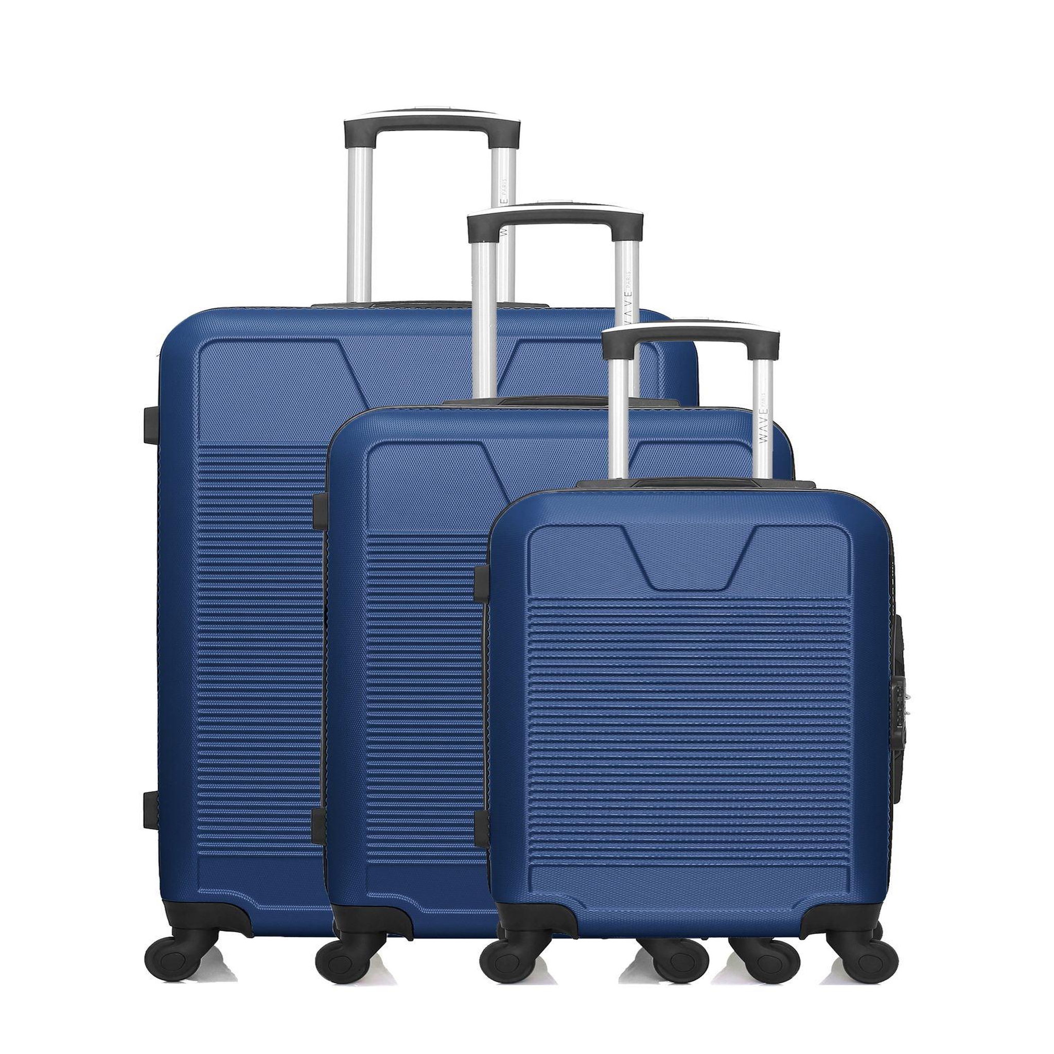 WAVE PARIS Set de 3 valises rigides selenga