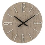Paris Prix Horloge Murale en Pierre  Pol  58cm Multicolore