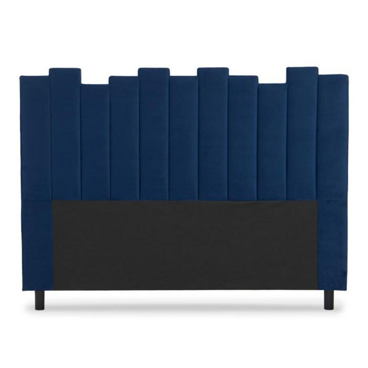 Paris Prix Tête de Lit en Velours Design  Kenty  160cm Bleu