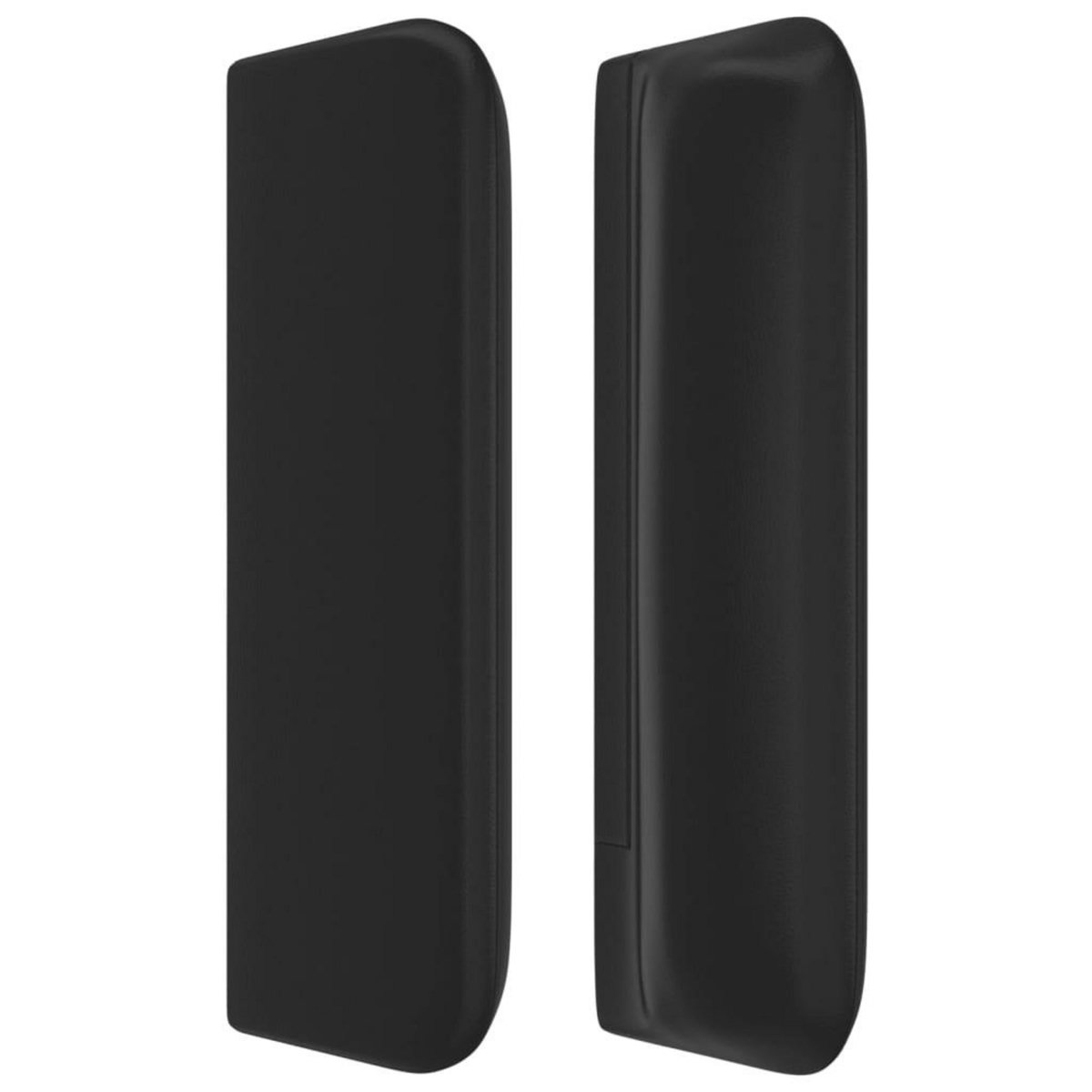 VIDAXL Tete de lit avec oreilles Noir 103x16x78/88 cm Similicuir