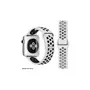 IBROZ Bracelet Apple Watch Sport 42/44/45mm noir/blanc