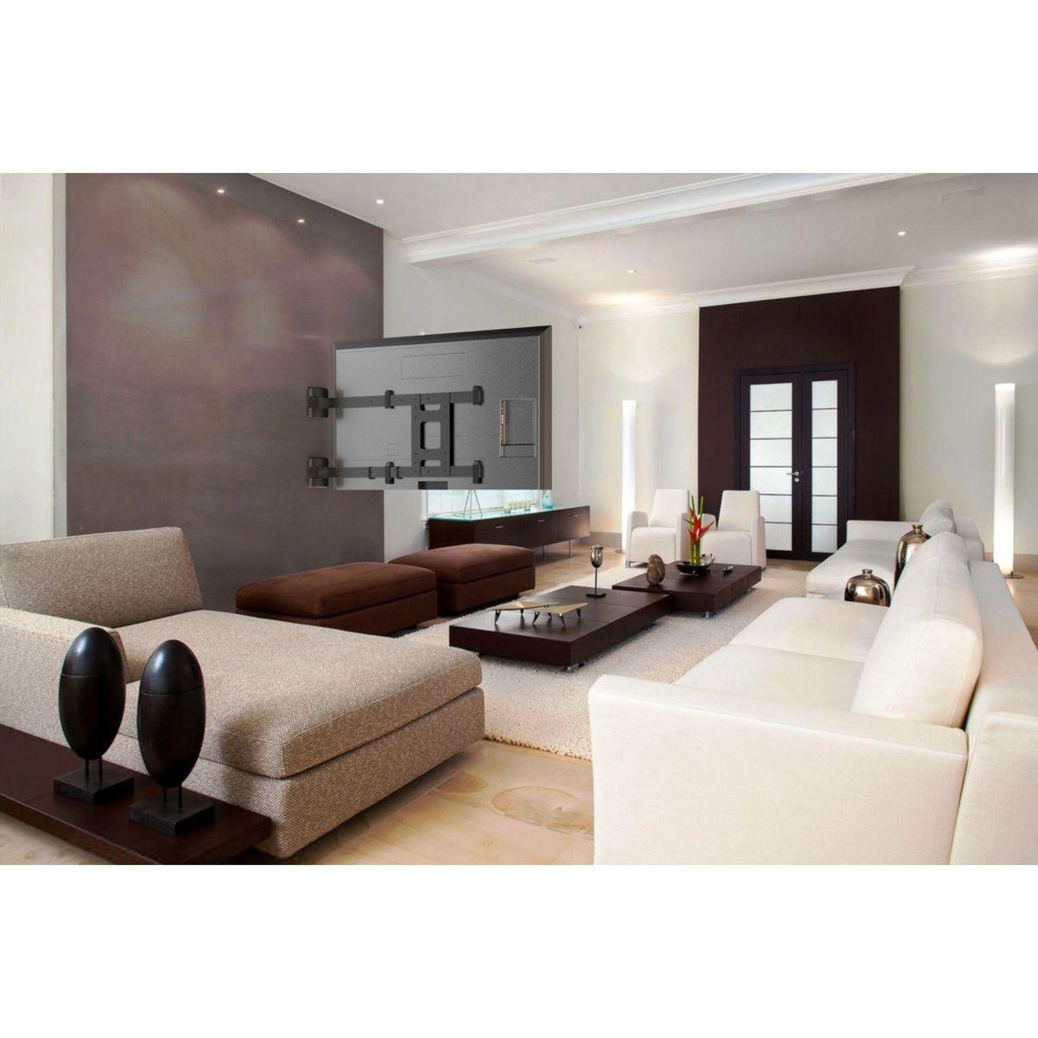 Voir la diapositive 5 : Meliconi Support mural TV orientable FLAG TV - TV 49-82p