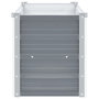 Voir la diapositive 4 : VIDAXL Lit sureleve de jardin Acier galvanise 100x40x45 cm Gris