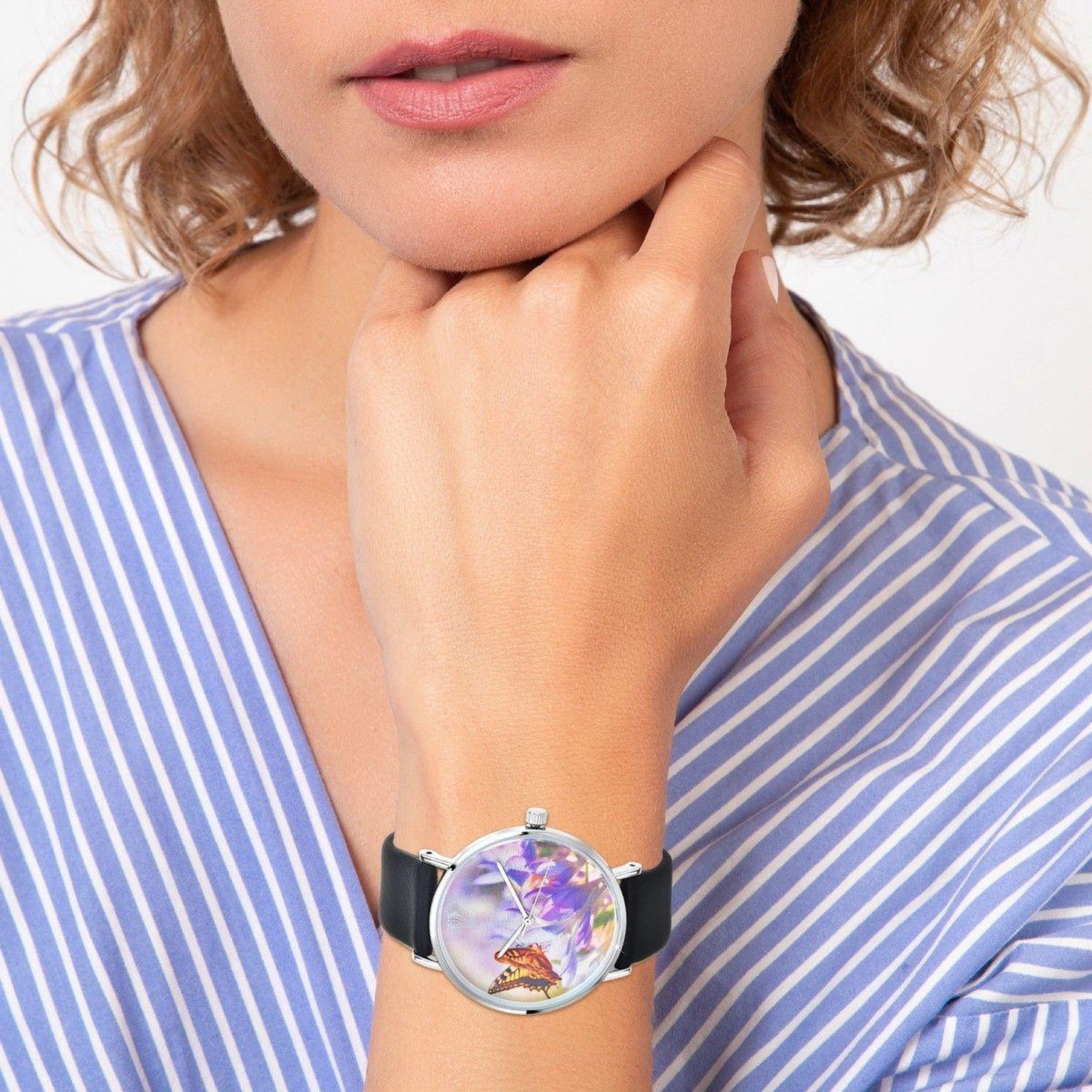 Voir la diapositive 2 : SC CRYSTAL Montre Clémence papillon SC Crystal