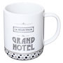 Voir la diapositive 2 : Paris Prix Lot de 6 Mugs  Grand Hôtel  30cl Blanc