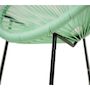 Voir la diapositive 4 : Habitat et Jardin Lot de 2 fauteuils de jardin  Ania  - Vert