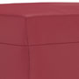 Voir la diapositive 5 : VIDAXL Repose-pied Rouge bordeaux 60x50x41 cm Similicuir
