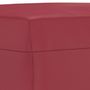 Voir la diapositive 5 : VIDAXL Repose-pied Rouge bordeaux 60x50x41 cm Similicuir