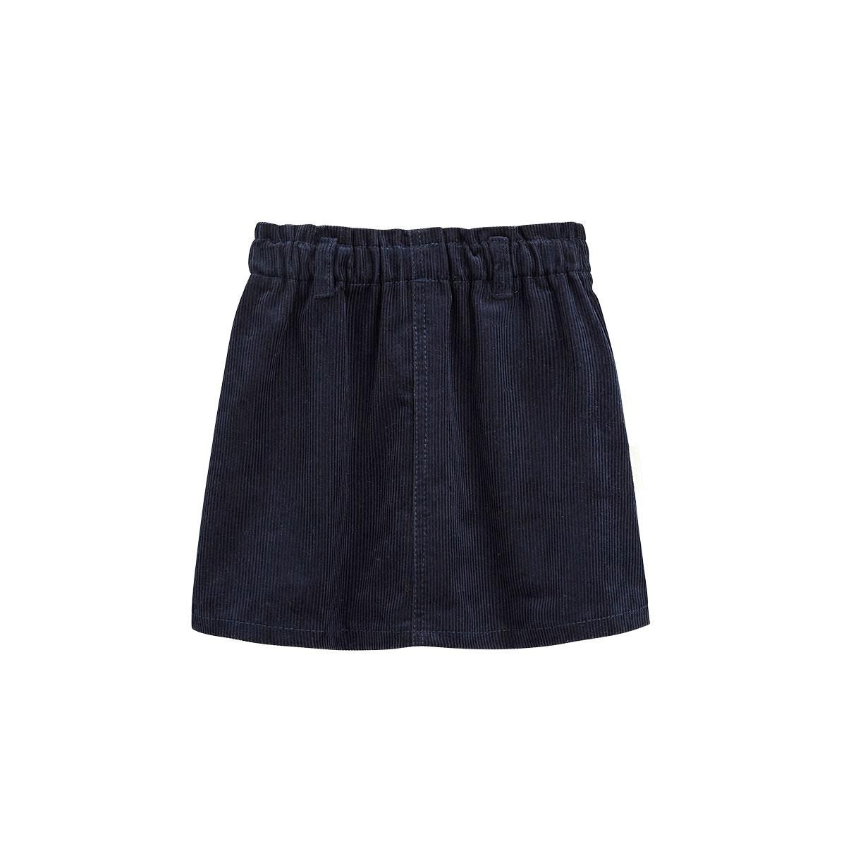 Petit Béguin Jupe enfant en velours côtelé Belle de Nuit
