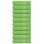 Voir la diapositive 1 : VIDAXL Serviettes de douche 10 pcs vert pomme 70x140 cm 100% coton